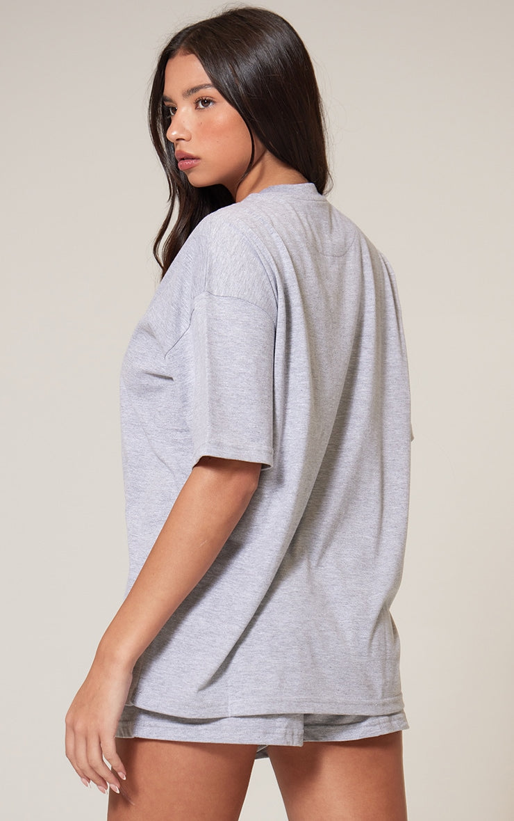 White Cotton Oversized Boxy T-Shirt