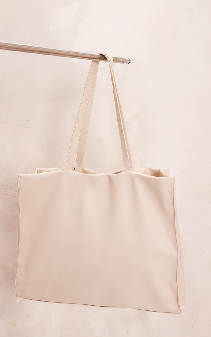 Black Rectangular Simple Tote